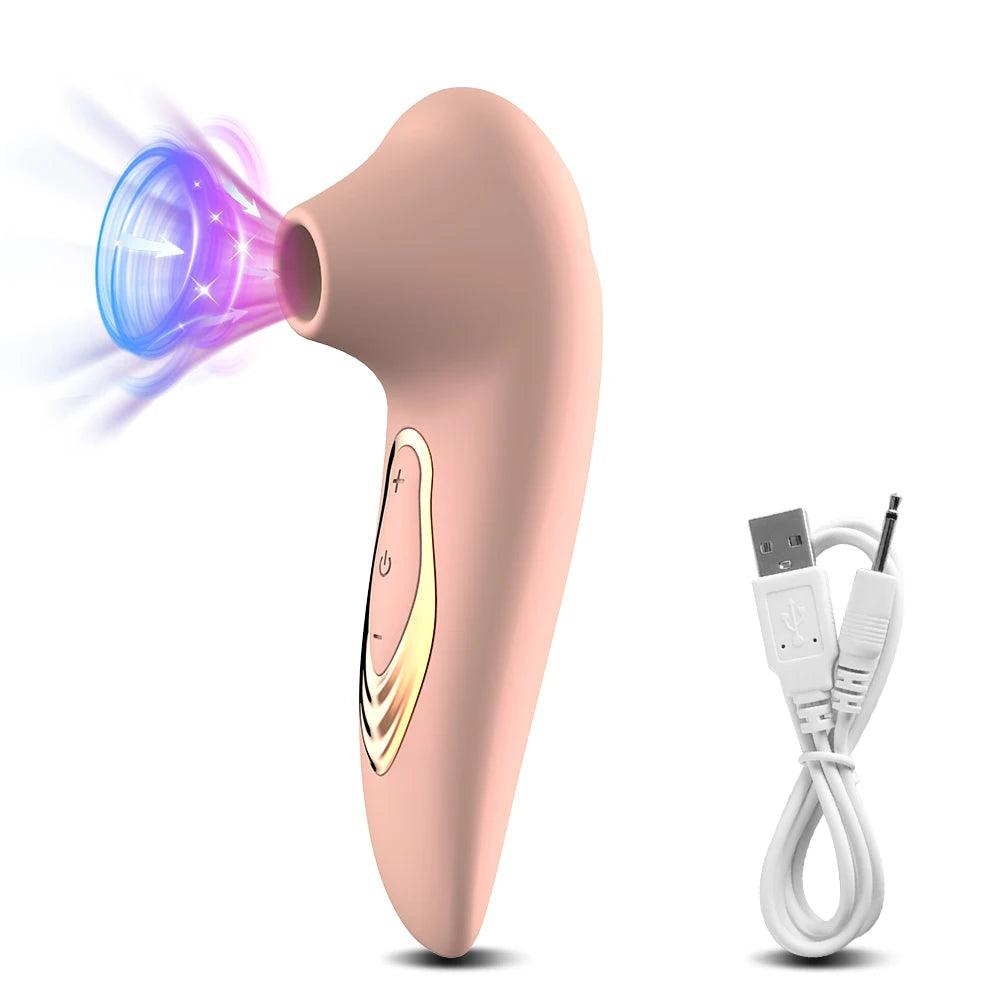 Ultimat Klitoris & Bröstvårtor Vakuumvibrator - Sensationell Stimulans - WIQ