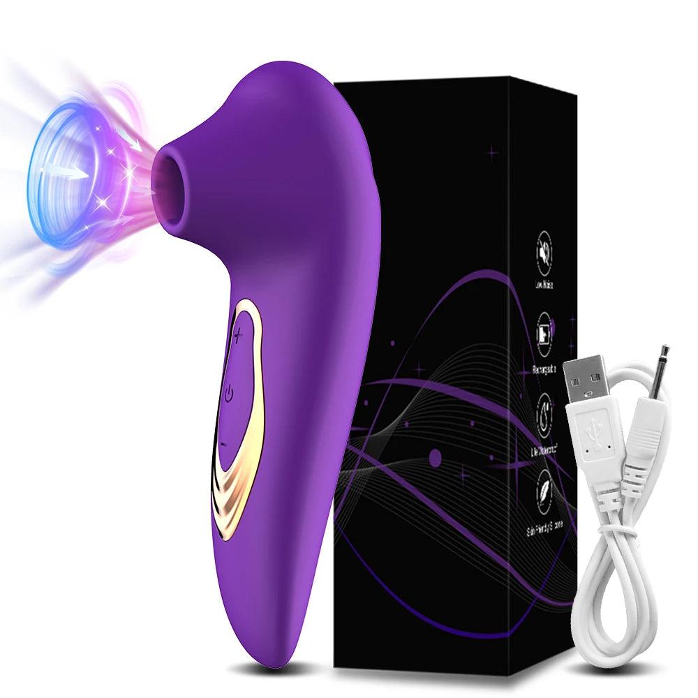 Ultimat Klitoris & Bröstvårtor Vakuumvibrator - Sensationell Stimulans - WIQ