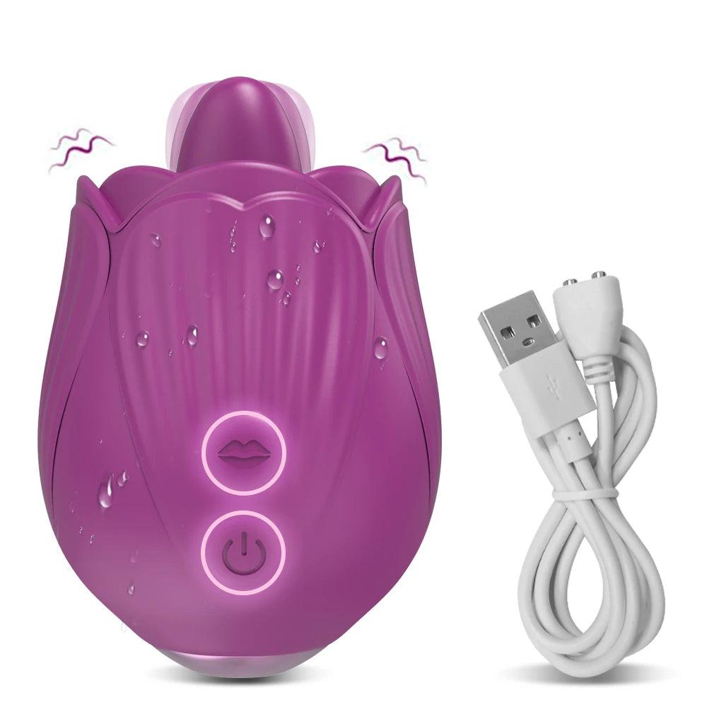 Ultimat Klitorisstimulator med Tungliknande Sensation - Sensationell Vibrator för Explosiva Orgasmer - WIQ