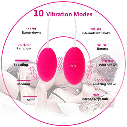 Ultimat Nöje Äggvibrator - 10 Hastigheter & Premiumkänsla - WIQ