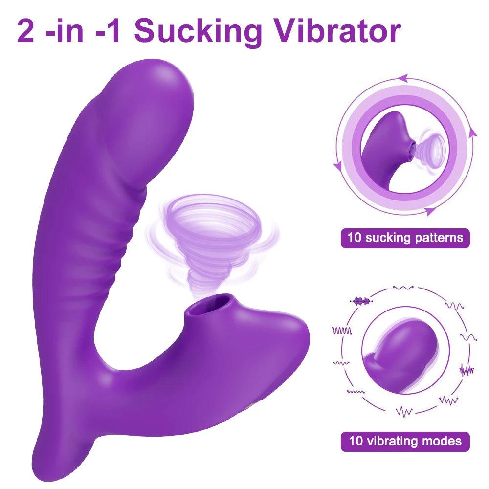 Ultimat Nöje: Silikon G-Punkts Dildo & Klitorisstimulator - WIQ