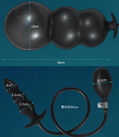 Uppblåsbar Buttplugg för Prostatamassage - Justerbar storlek - WIQ