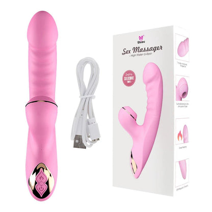 Vibrator med Klitorisstimulering, Suga och Värmeökning - WIQ