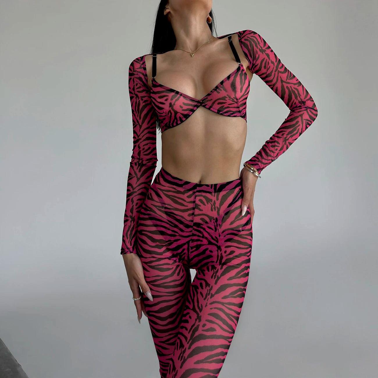 Zebra Erotiska Underkläder för Sensuella Stunder - WIQ