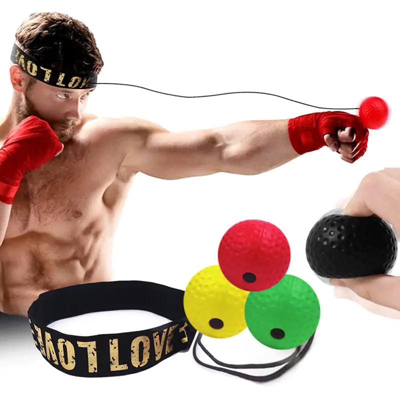 Boxningsreflexboll med pannband - Träningsset - WIQ