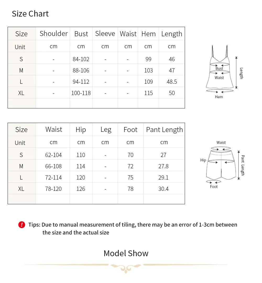 Lyxigt Randigt Silkes Satin Pyjamasset - WIQ