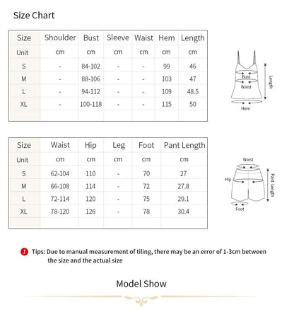 Lyxigt Randigt Silkes Satin Pyjamasset - WIQ