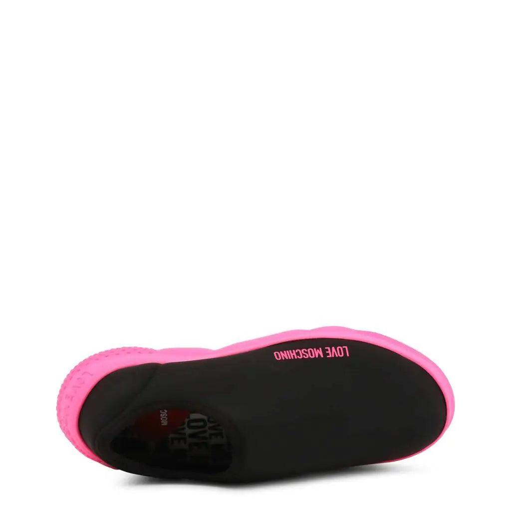 Neonrosa Slip-On Sneakers från Love Moschino - WIQ