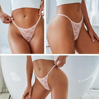 Spetsig G-string Set - Sensuell och Bekväm - WIQ